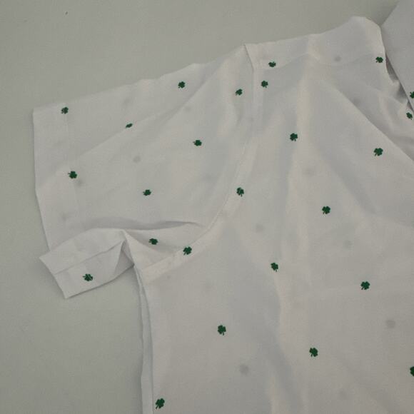 Dixxon Shirt Womens Jameson Four Leaf Clover All Over Print Irish St. Patricks - Picture 3 of 8